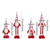 Cute Christmas Telescopic Doll Ornaments Red Merry Christmas Decoration  Xmas Festival Decor