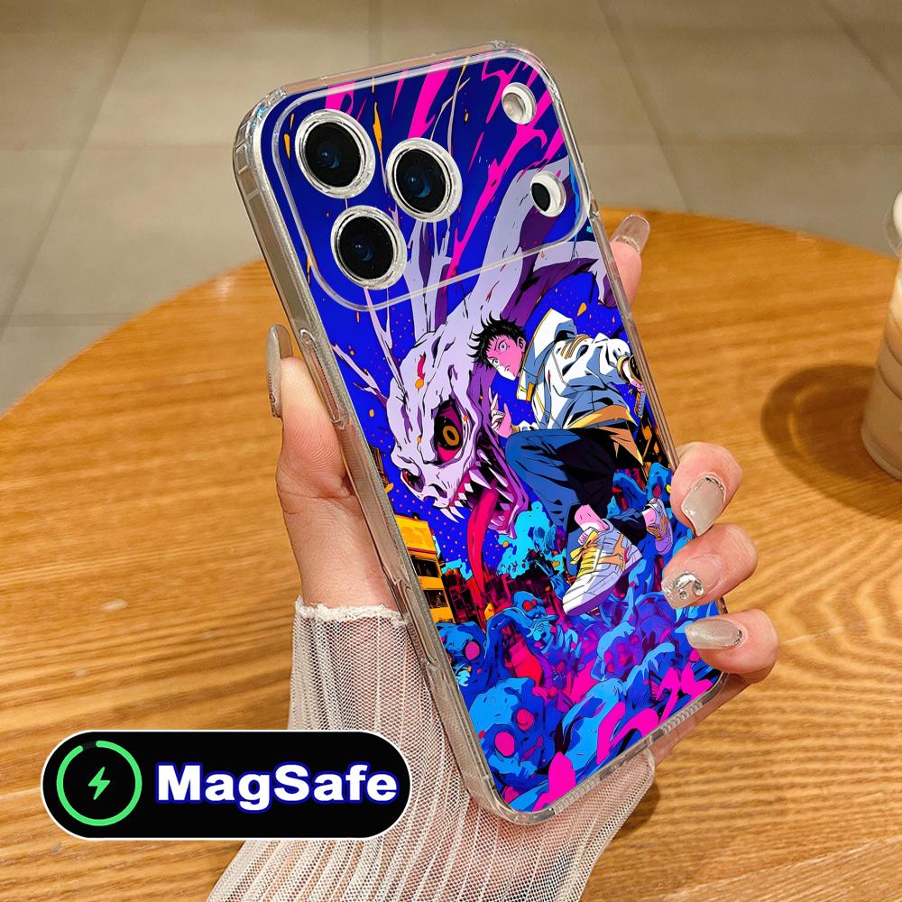 Jujutsu Kaisen Yuta Okkotsu Handyhülle für iPhone 17 16 15 14 13 12 11 Air Pro Max Plus Mini Magsafe Klare Bunte Hülle Hübsch