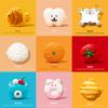 3D Cookies Silicone Cartoon Cute Soft Earphone Case For AirPods 1/2/3/4/Pro/Pro2 Charging Wireless Earphone Accessories Cover