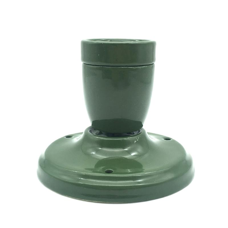 DIY Ceramic Light Socket Ceiling Heat Resistant And Anti-aging Porcelain Ceiling Light E27 Screw Bedside Light Wall Lamp Holder