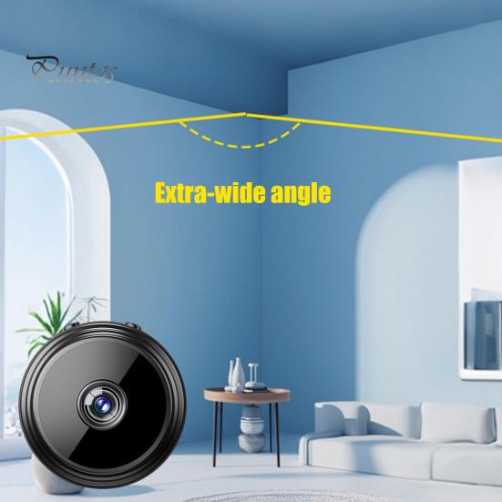 Bildirimli Kablosuz İç Mekan Kamerası A9 Akıllı Ev Güvenlik Kamerası, 1080P WiFi Kamera Gece Hareket Algılama Bebek Monitörü Görüşü, İki Yönlü