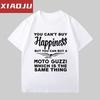 Short Sleeve T-Shirt Men's Trend Brand Personalized Fashion MOTO GUZZI Motorcycle Printed T-Shirt Men's Trend Ins Loose