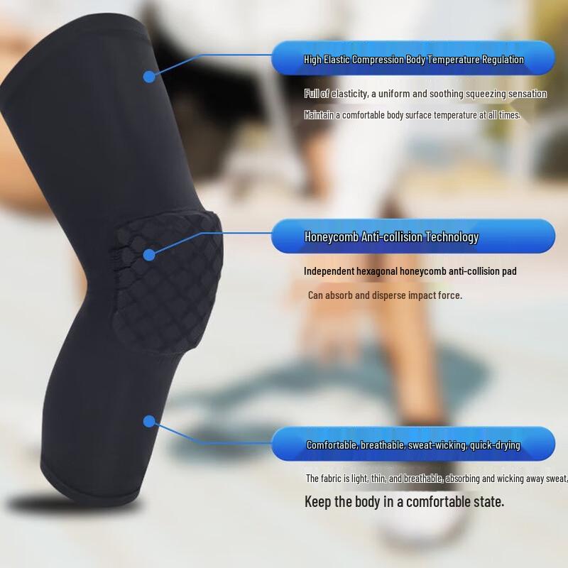 Tingbai Honeycomb Anti-Collision Sports Elbow Pad
