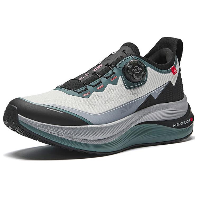 Anta Running Shoes Men Paper White Black Dusk Grey 112515502-1