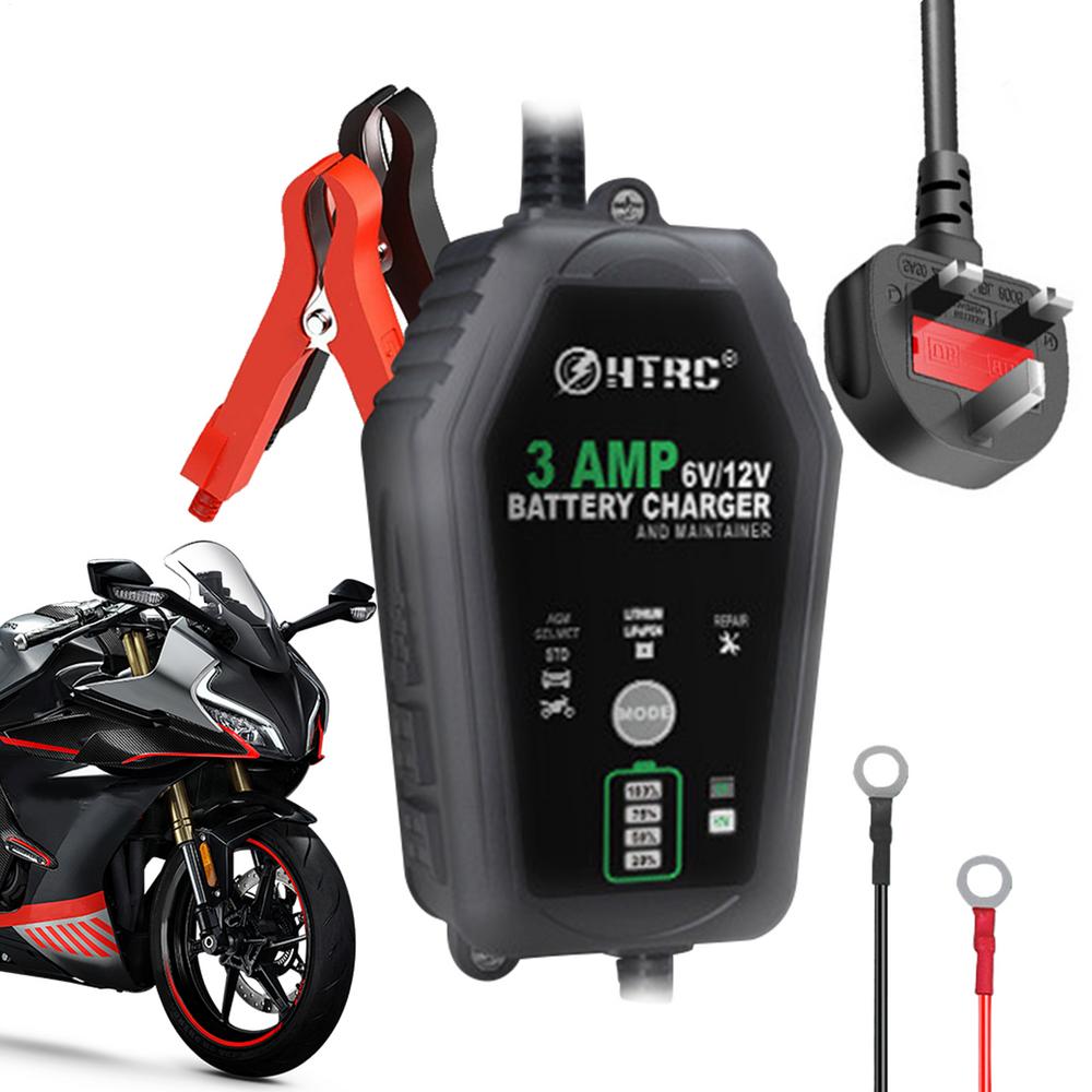 Car Battery Maintainer Car And Motorcycle 3A Battery Charger Automotive Battery Charger Maintainer For Driving Safety For