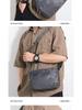 Japanese Minimalist Men's Casual Crossbody Bag - Oxford Cloth Shoulder Bag in Workwear Style