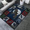 2025 New Crow Decoration Carpet Rug for Living Room Bedroom Home Sofa Decoration,Kids Play Non-slip Floor Mat53