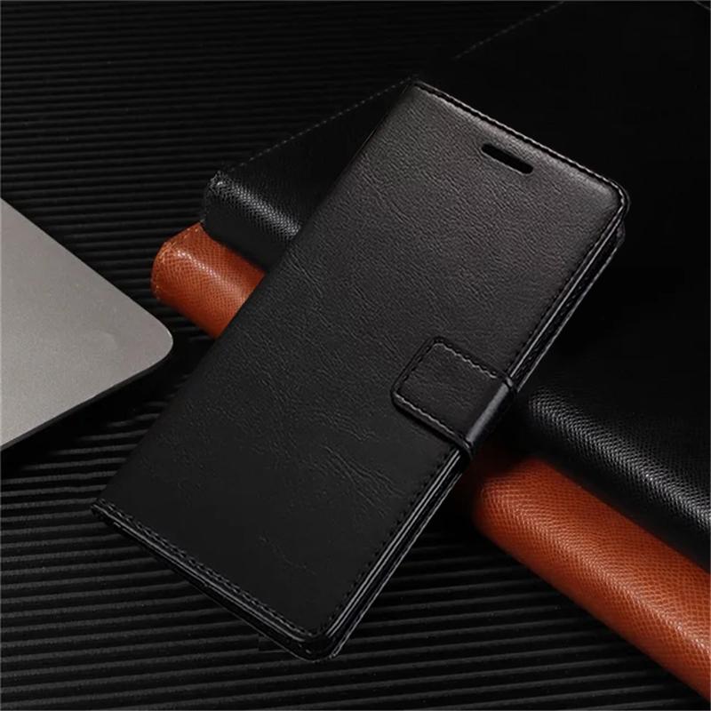 Shockproof Leather Wallet Flip Book Case For OPPO Realme C53 C51 12 11 Pro Plus A18 A38 A78 A98 5G 4G Soft Silicone Phone Bag Cases Cover