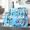 1pc Phineas and Ferb3 Blanket, Gift, for Men and Women, Soft Blanket, Good for Sofa Bed Couch Travel, Lightweight Flannel Blanket