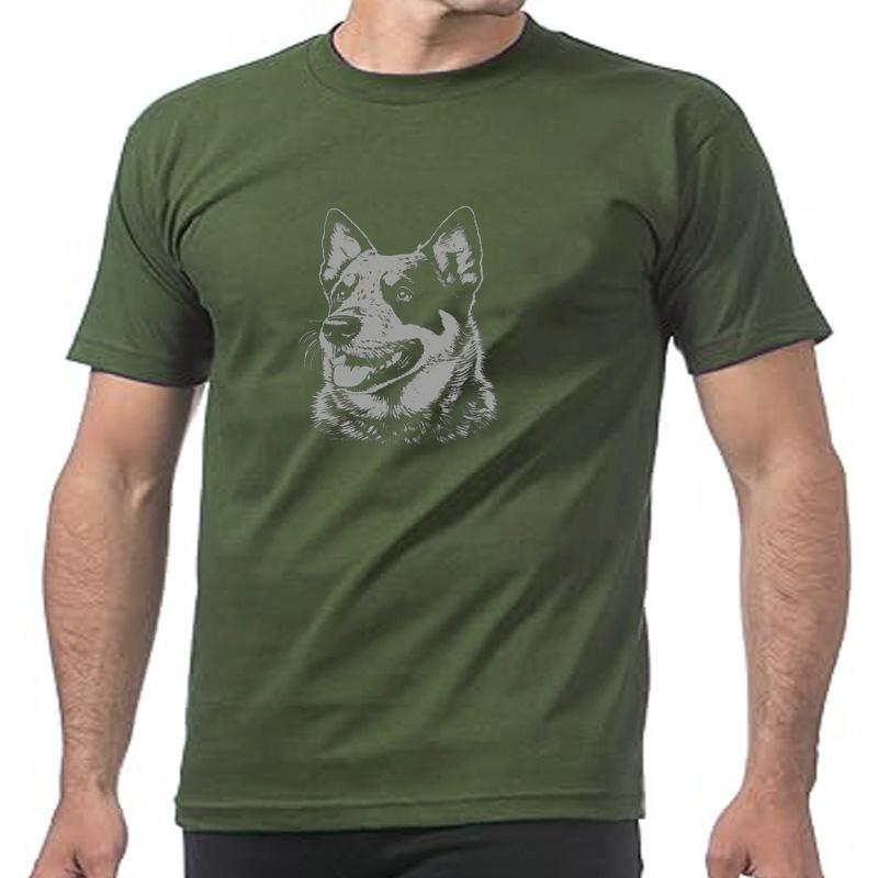 Funny Australian Dog Blue Heeler Art Graphic Tshirts Unisex Unisexs Fashion Casual Tshirt 100 Cotton Loose Oversized T Shirt
