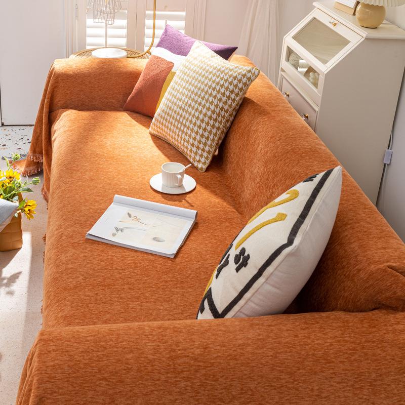 Lazy Cloth Sofa Cover Slipcover Cotton All-Inclusive Cover Cloth Nordic Sofa Cushion Cover Blanket Towel Blanket Four Seasons Universal