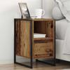Nightstand Set of 2 Reclaimed Wood Look 39.5 x 30 x 50 cm Engineered Wood