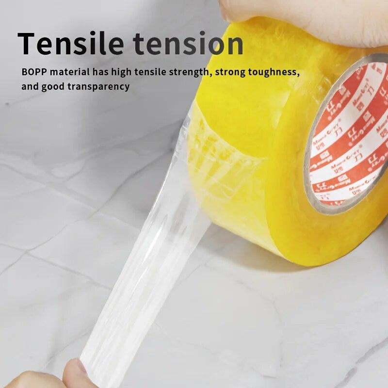 Viscosity Clear Adhesive Tape Box Carton Sealing Packing Tape DIY Mounting Fixing Tape Clear Adhesive Tape