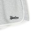 New MLB New York Yankees Casual Shorts Women's Heather Gray 3FSPV0443-50MGS