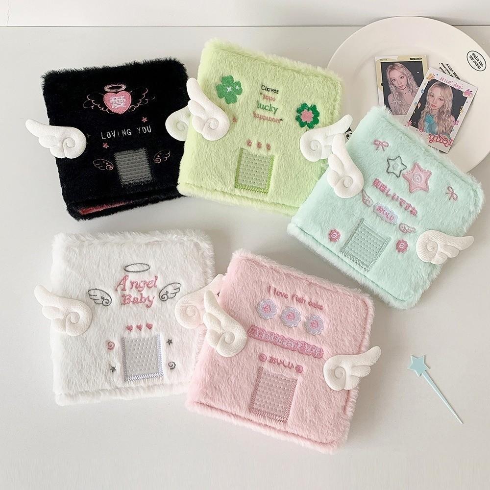 A7 Photo Card Holder Plush Album Stationery Portable School Notebook Stationery