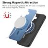 B1 For iPhone 16 Plus Leather Back Case Compatible with MagSafe Skin-Touch Phone Cover