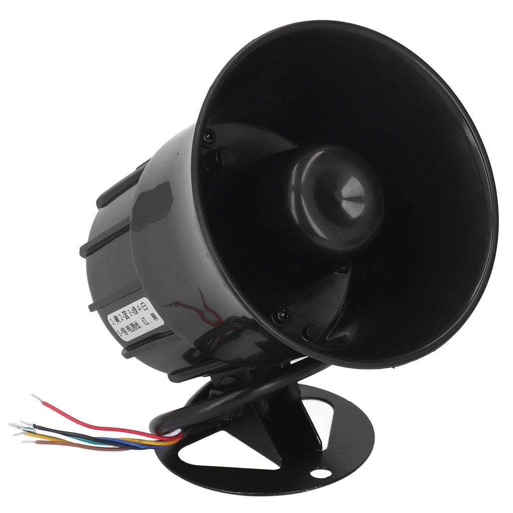 Sirenă cu corn, ABS, plastic, difuzor de alarmă electric cu fir, pentru piscină, centru comercial, școală