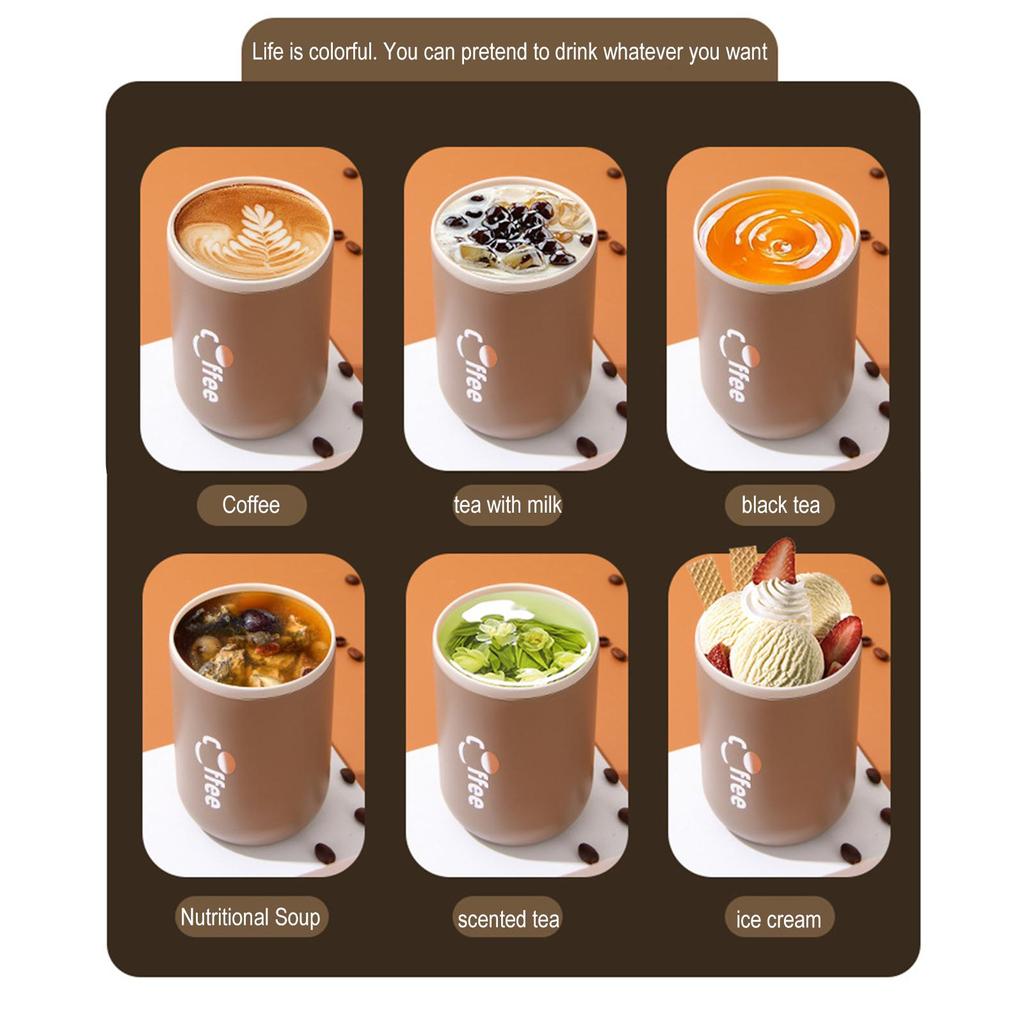 Coffee Mug Cup 500ml Coffee Cup Stainless Steel Double Vacuum Cup Corrosion Resistance Oxidation Resistance