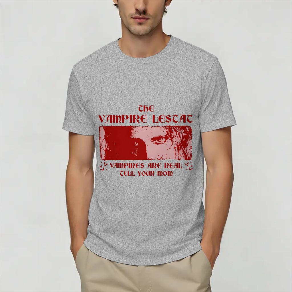Die Vampire Lestat T-Shirts für Unisex Mode Baumwoll-T-Shirt Rundhalsausschnitt Kurzarm-T-Shirt Grafisch Bedruckte Oberteile