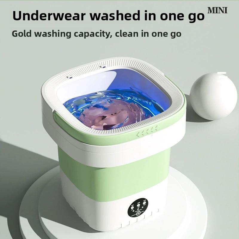 Lavadora plegable portátil automática para ropa interior y calcetines mini lavadora de 12L
