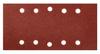 Velcro sandpaper 115 x 230 mm, K80, 5 pcs., with holes