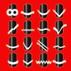 48 Adet/Levha DIY 18 Stil Fransız Manikür Nail Art İpuçları Bant Etiket Kılavuzu Stencil