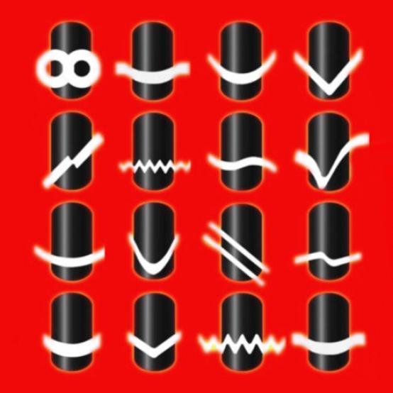 48 Adet/Levha DIY 18 Stil Fransız Manikür Nail Art İpuçları Bant Etiket Kılavuzu Stencil