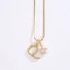 26 Alphabet Pendant Initial Letter Star Necklace Couple Name Jewelry Gifts