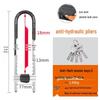 Commercial Double Glass Door U-Lock