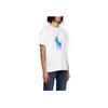 Polo Ralph Lauren Logotyck Rundhalsad Rak Passform Kortärmad T-shirt Herr Toppar Vit 710936387-001