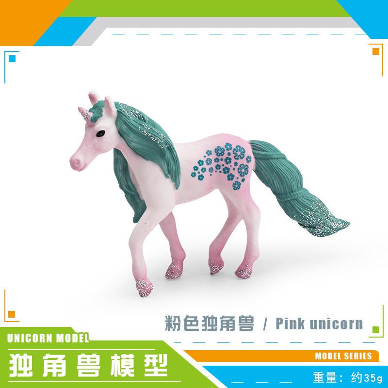 Fantasy Magical Unicorn Figurine Collection With Realistic Details In Colors Vibrant
