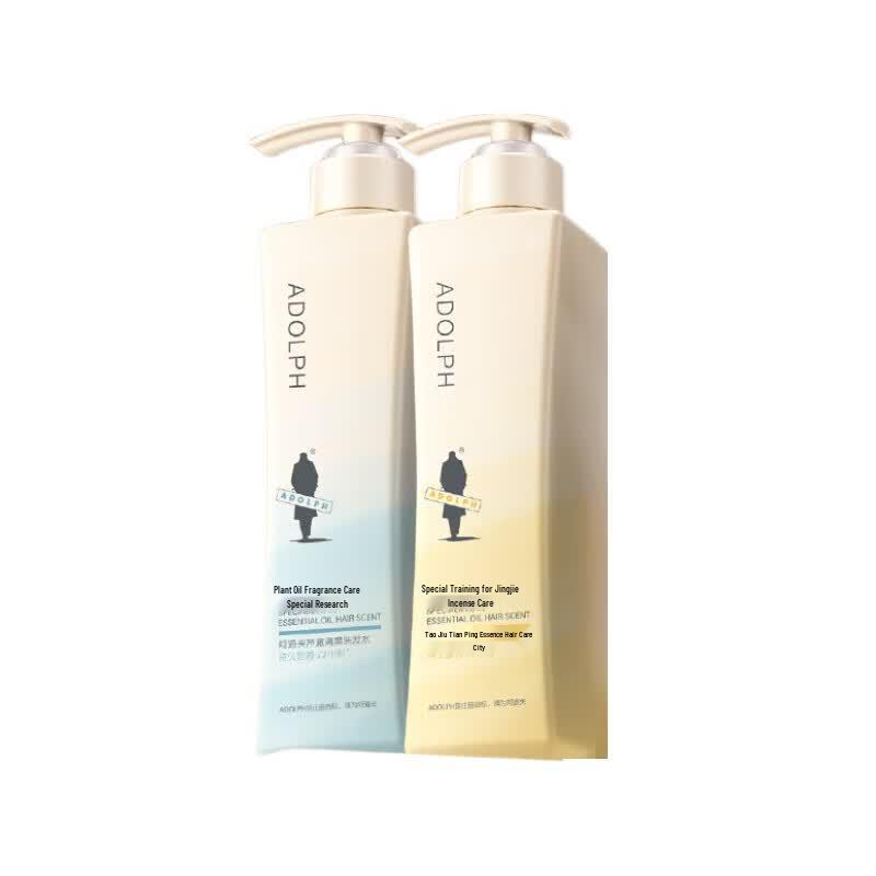 Adolph Essential Oil Fragrance Lasting Scent & Oil Control Hair Care Set
