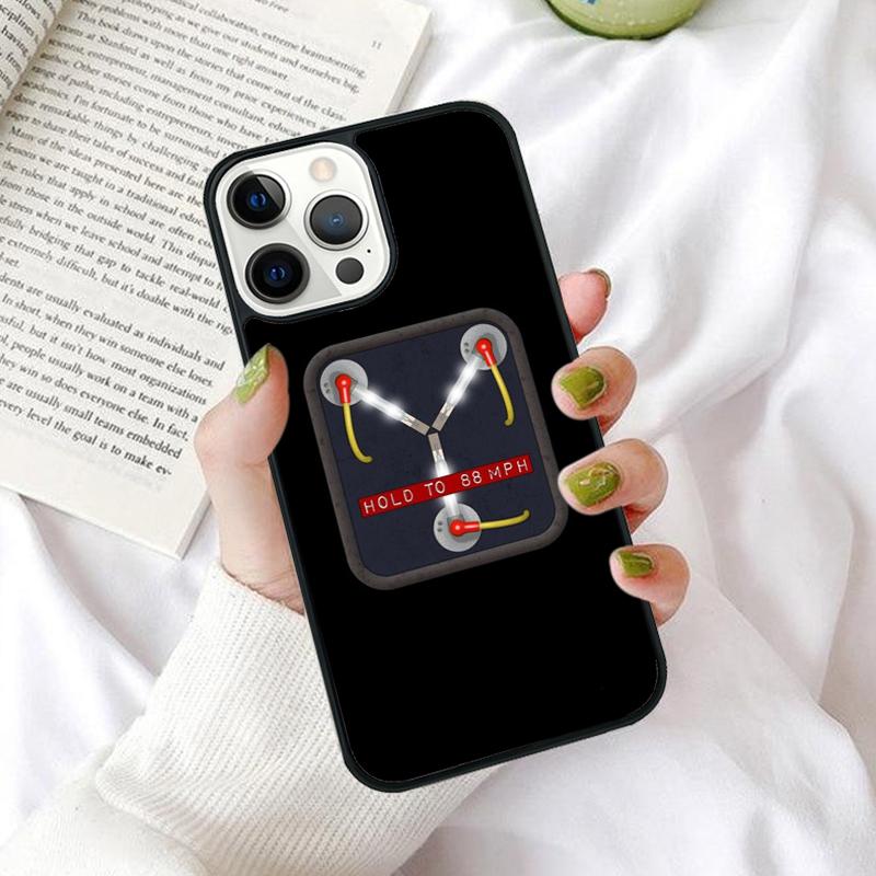 Back To the Future Flux Capacitor Phone Case for iPhone 17 Air 16 Coque 15 14 12 13 PLUS 11 PRO MAX Cover Fundas Shell