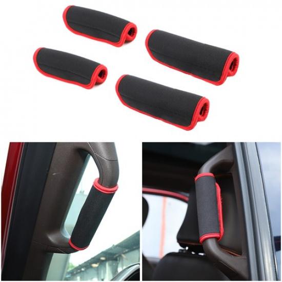 2xNon-slip Roof Top Roll Bar Grab Handle Protector Cover for Ford F-150 15-