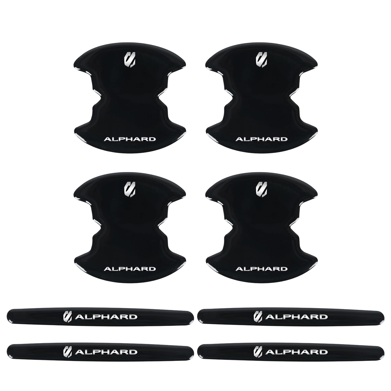 UmeMart Door Handle Protector for Alphard 40 Series, Set of Alphard 40 series чёрный