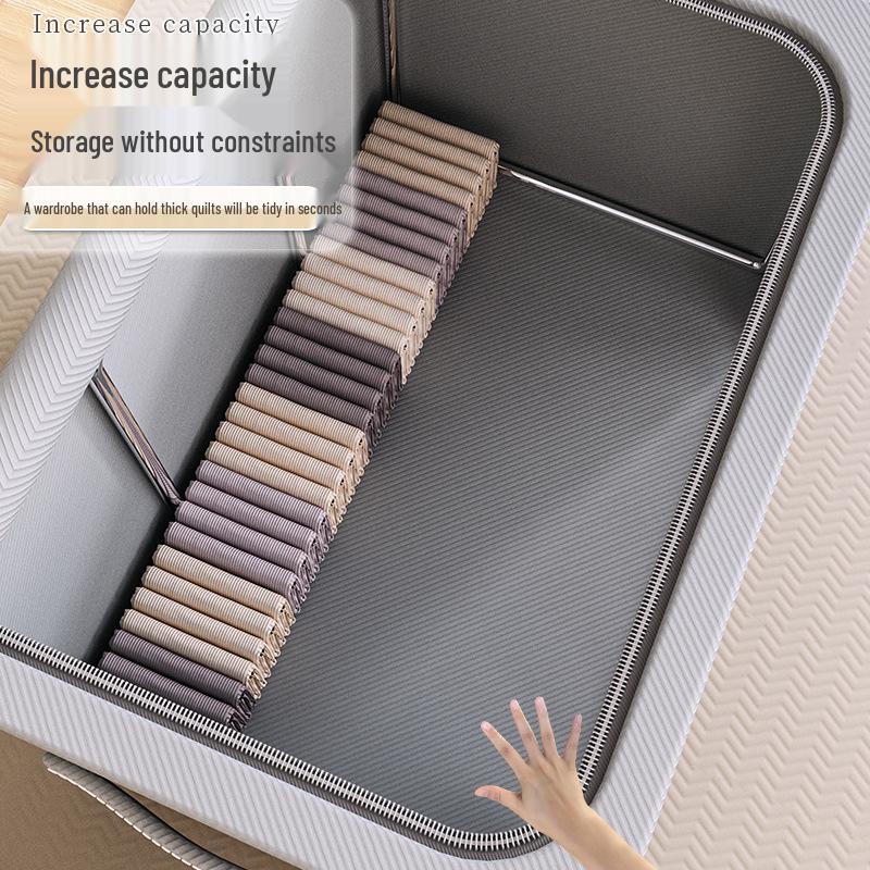 Foldable Oxford Cloth Wardrobe Organizer Basket Box
