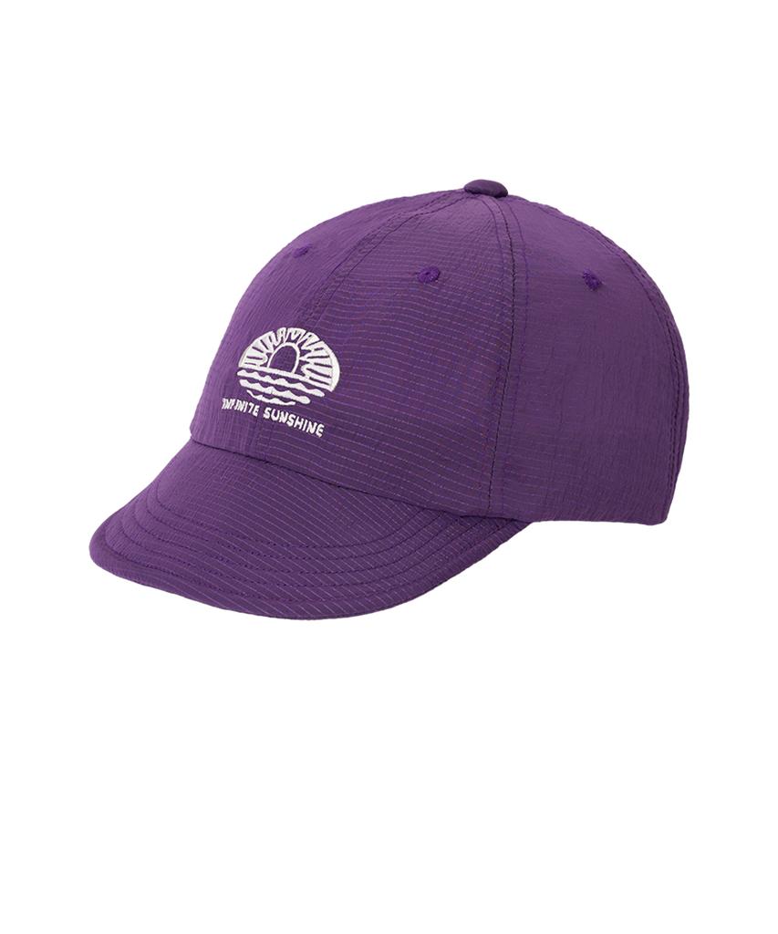 Kaepidijain Striped Sunshine Cap (Purple)