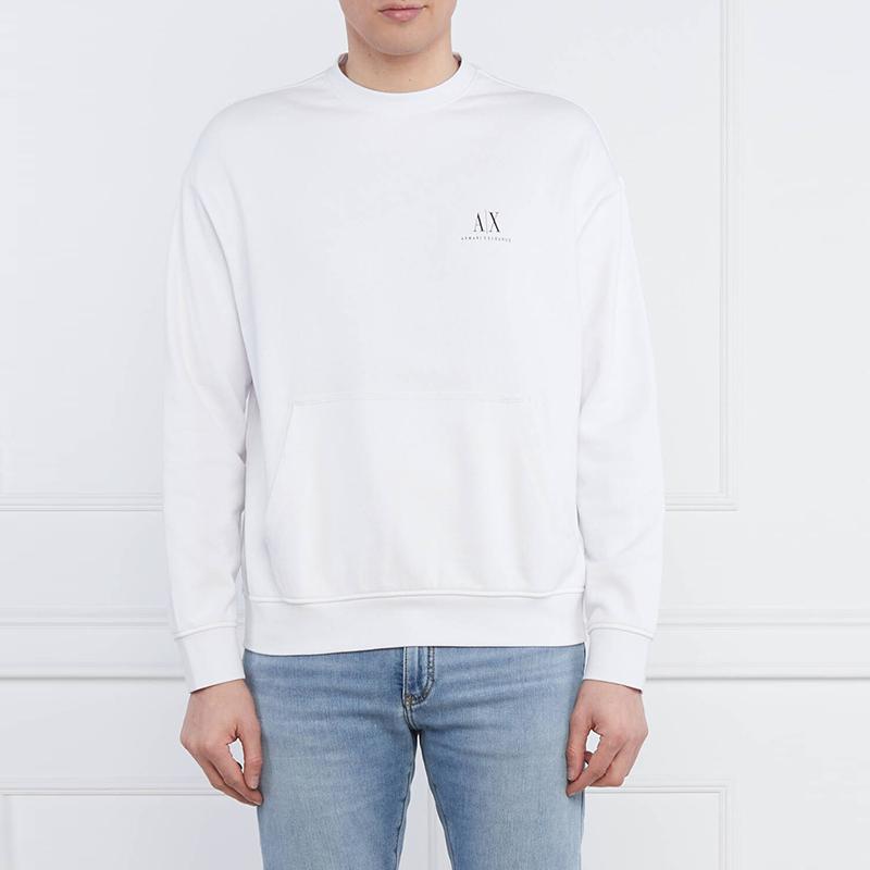 ARMANI EXCHANGEAE Sweatshirt Men's White 8NZMSC-ZJKRZ-1100