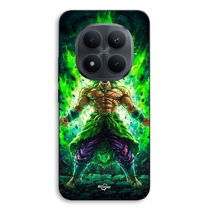 Coque de téléphone - MANIACASE - Xiaomi Redmi Note 15 Pro Plus 5G - Dragon Ball Broly Super Saiyan - Silicone TPU - Noir