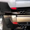 Car Rear Bumper Reflector Brake Light Red Lens Reflective Strip Signal Lamp For BMW X3 E83 2007-2010 OE:63147162217 63147162218