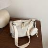 Simple Solid Color Large Capacity Lightweight Women Casual Crossbody Bag For Daily Use