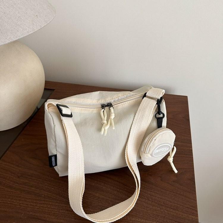 Simple Solid Color Large Capacity Lightweight Women Casual Crossbody Bag For Daily Use