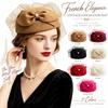 Breathable Wool Jazz Hat Warm Woolen British Style Hat Fashion Felted Wool Hat  Evening Cocktail