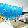 3d Underwater World Wallpaper Ocean Mural Children's Room Bedroom Decor Wallpaper
