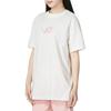 Nike Letter Print Round Neck American Vintage Short Sleeve T-Shirt Women T-Shirt Off-White FB8204-133