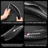 2pcs Carbon Fiber Non-Slip Steering Wheel Cover Car Accessories For BMW M E34 E36 E60 E90 E46 E39 E70 F10 F20 F30 X5 X6 X1 M3 M5 M6 E71 F01 F02 F87