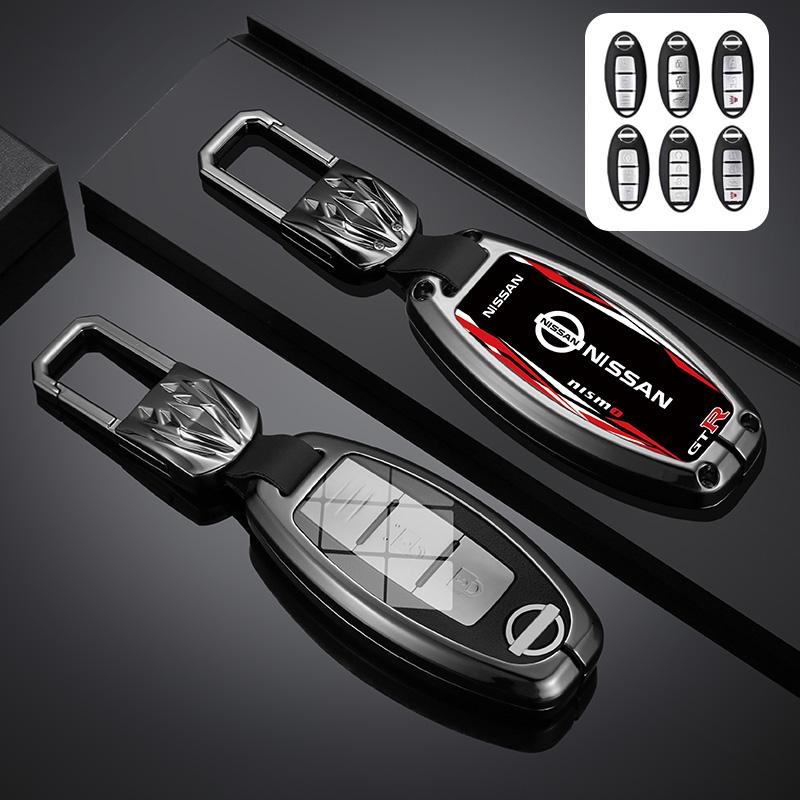 Car Key Case Cover Bag Shell Auto Accessories For NISSAN Maxima Altima Versa Sentra Sunny Sylphy Teana Qashqai X-Trail Juke