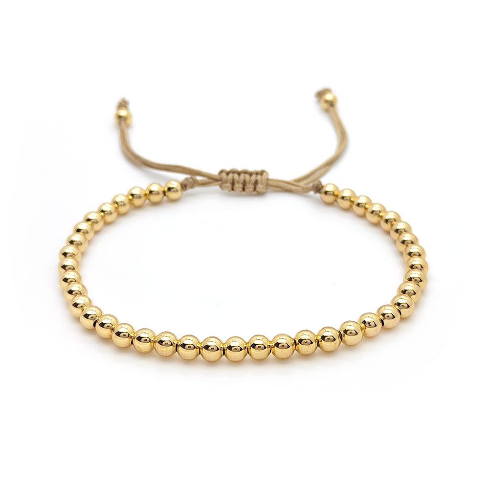 Colorful Cotton Hand-Woven Cross Beaded Bracelet for Men and Women, European and American Jewelry