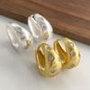 925 Silver Vintage Earrings For Women Trendy Simple Gold Star Earring Jewelry Prevent Allergy Party Accessories Gift