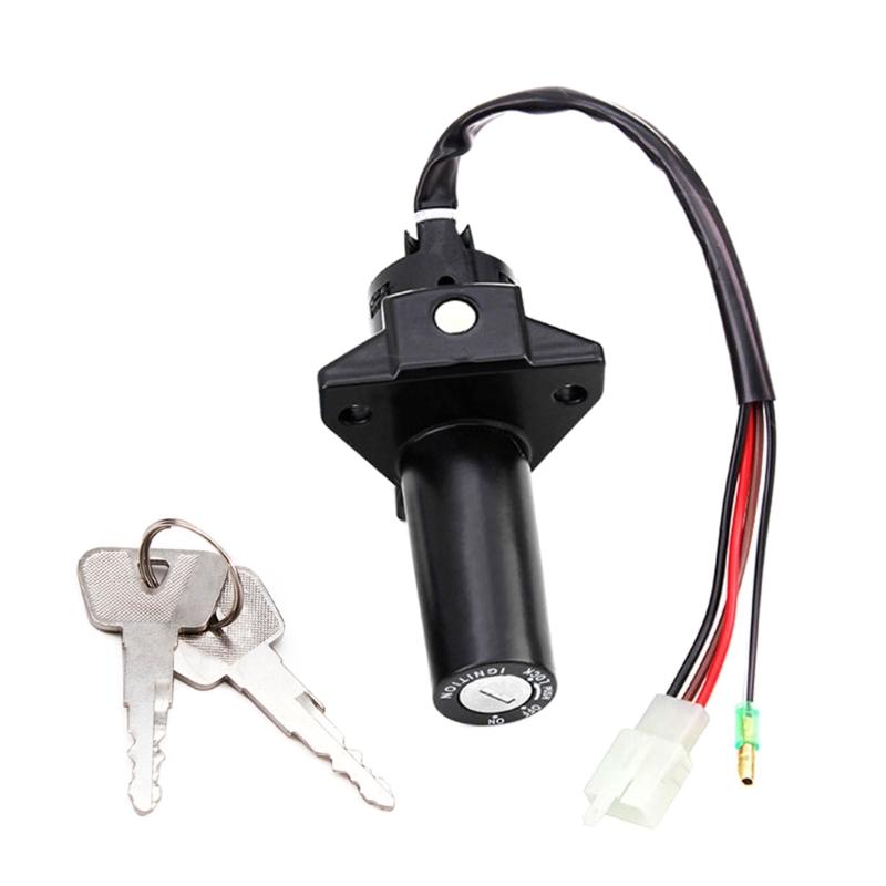 Motorcycle Locking System Motorbike Ignition Switch Lock Door/Fuel Tank Caps Lock Key Motorcylce Accessories for YBR125